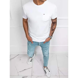 Men's plain white T-shirt Dstreet RX4898