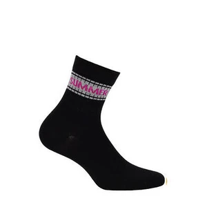 Gatta G44.01N Cottoline girls' socks patterned 33-38 black 358