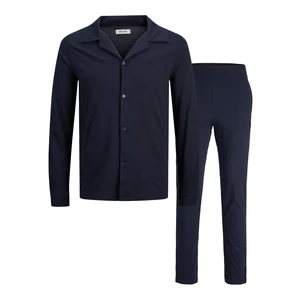 Men's Jack & Jones Solid Dark Blue Pajamas - Men