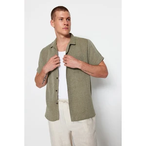 Trendyol Khaki Men's Relax Fit Summer Shirts