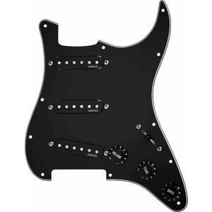 Fishman Fluence Single Width Loaded Pickguard Strat Black