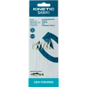 Kinetic náväzec sabiki silverstrike fishskin flash 150 cm - 12