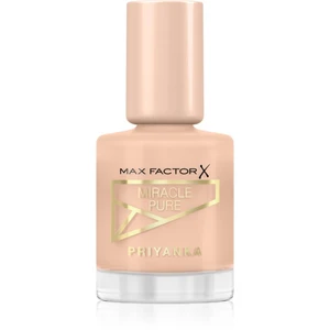 Max Factor x Priyanka Miracle Pure ošetrujúci lak na nechty odtieň 216 Vanilla Spice 12 ml