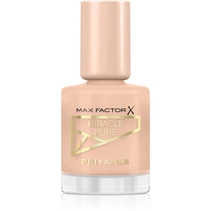 Max Factor x Priyanka Miracle Pure ošetrujúci lak na nechty odtieň 216 Vanilla Spice 12 ml