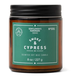 Gentlemen's Hardware Smoke & Cypress vonná sviečka 227 g