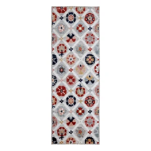 Szary chodnik odpowiedni na zewnątrz 230x80 cm Flora – Flair Rugs