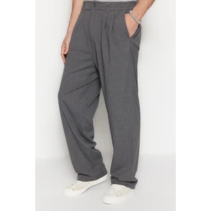 Trendyol Gray Men's Wide Leg Pants