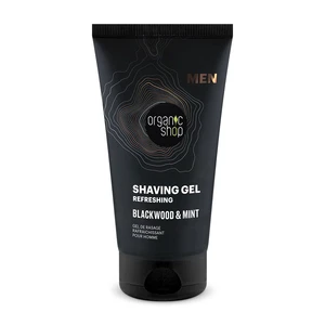 Organic Shop Men Blackwood & Mint gel na holení s osvěžujícím účinkem 150 ml