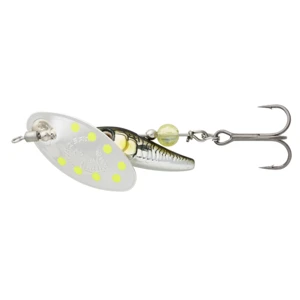 Savage gear třpytka sticklebait spinner green silver ayu - 1 4,5 g