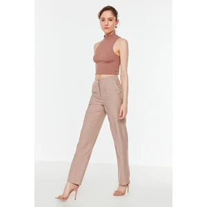 Trendyol Stone Wide Leg Trousers