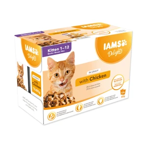 Kapsička IAMS pro koťata v omáčce 1020g (12x85gr)