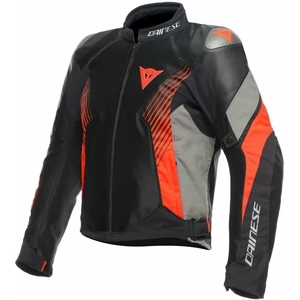 Dainese Super Rider 2 Absoluteshell™ Jacket Black/Dark Full Gray/Fluo Red 52 Kurtka tekstylna