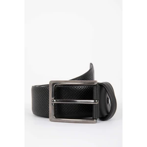 DEFACTO Men's Faux Leather Belt