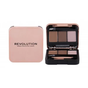 Makeup Revolution Brow Sculpt Kit sada pro dokonalé obočí odstín Brown 2.2 g