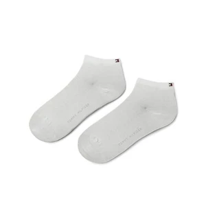 Sada 2 párů dámských nízkých ponožek TOMMY HILFIGER - Dobotex BV 373001001 White 300