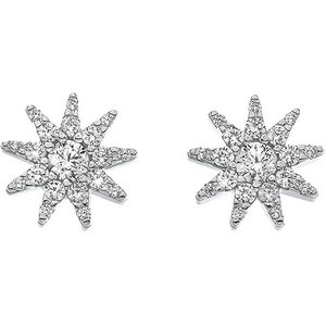 Hot Diamonds Trblietavé strieborné náušnice Emozioni Stella EE037