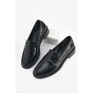 Marjin Women's Loafers Casual Shoes Celas Black Spreading