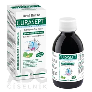 Curasept Ads Astringent 020 Oral Rinse upokojujúca ústna voda proti krvácaniu ďasien 200 ml