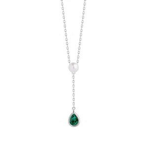 Preciosa Něžný stříbrný náhrdelník s pravou perlou Pure Pearl 5336 66