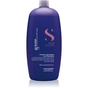 Alfaparf Milano Semi Di Lino Blonde Intense Anti-Yellow Low Shampoo szampon neutralizujący do włosów blond 1000 ml