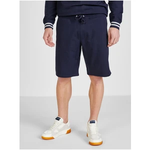 Dark Blue Men's Tracksuit Shorts Guess - Men's