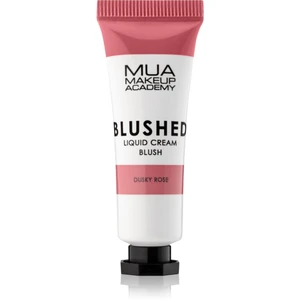 MUA Makeup Academy Blushed tekutá tvářenka odstín Dusky Rose 10 ml