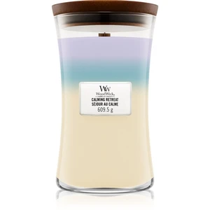 WoodWick Vonná sviečka váza veľká Trilogy Calming Retreat 609,5 g