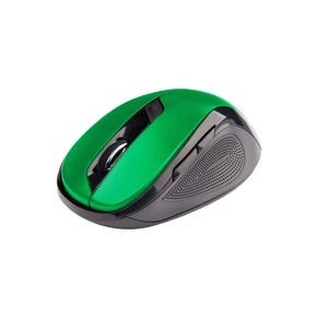Ergonomická myš C-TECH WLM-02, bezdrátová, 6tlač., černá/zelená