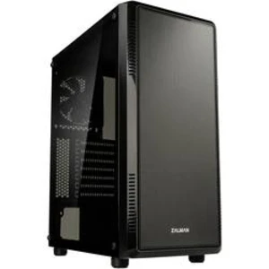 case Zalman miditower S4, ATX/mATX/Mini-ITX, bez zdroje, 2×ventilátor, 1×USB3.0, černá