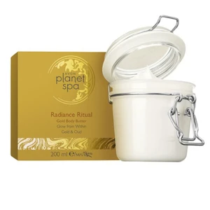 Avon Rozjasňujúci telový krém so zlatými čiastočkami Planet Spa Radiance Ritual (Golden Body Butter) 200 ml