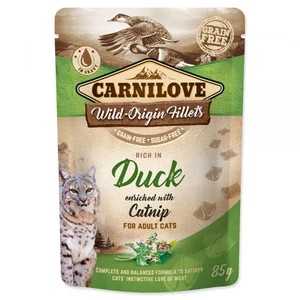 Kapsička Carnilove Cat Pouch kachna se šantou 85g