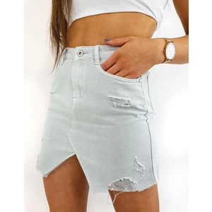 Denim skirt FUSIM gray CY0259