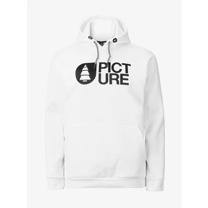 White Mens Hoodie Picture Park - Men