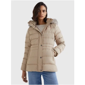 Tommy Hilfiger Beige Down Jacket with detachable hood Tommy Hilfige - Ladies