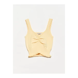 Dilvin Camisole - Yellow - Slim fit