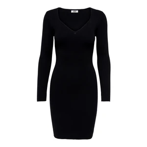 Jacqueline de Yong Dámské šaty JDYCIRKELINE Bodycon Fit 15266066 Black M