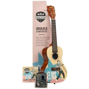 Kala Learn To Play Konzert-Ukulele Elvis Rockabilly