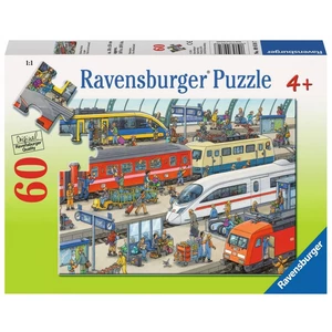 Ravensburger Puzzle Železničná stanica 60 dielikov