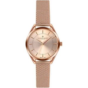 Frederic Graff Kanjut Sar Rose Gold Fine Mesh Watch FCE-3214