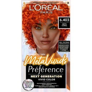 L’Oréal Paris Préférence Meta Vivids semi-permanentná farba odtieň 6.403 Meta Coral 1 ks
