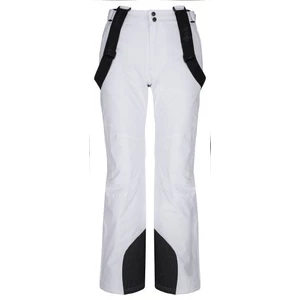 Kilpi ELARE-W Dámské lyžařské kalhoty SL0406KI Bílá 40