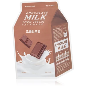 A´pieu One-Pack Milk Mask Chocolate pečující plátýnková maska 21 g