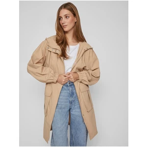 Women's beige parka VILA Siliana - Ladies