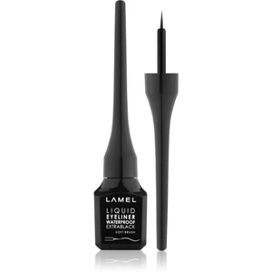 LAMEL Liquid Eyeliner Soft Brush tekuté oční linky voděodolné 3,5 ml