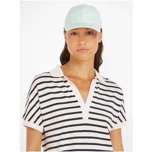 Light Blue Women's Striped Cap Tommy Hilfiger Iconic Prep - Women