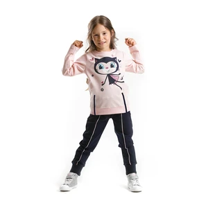 Dívčí tepláková souprava Denokids CFF-18S1-059/Multi-Color