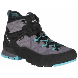 AKU Dámské outdoorové boty Rock DFS Mid GTX Ws Grey/Turquoise 39,5