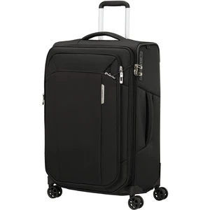 Samsonite Látkový cestovní kufr Respark M EXP 82/92 l - černá