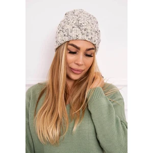 Women's Cap Eliza K205 ecru+grey