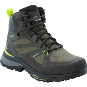 Jack Wolfskin Buty męskie trekkingowe Force Striker Texapore Mid M Lime/Dark Green 42,5